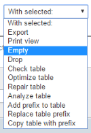 phpmyadmin_empty_table