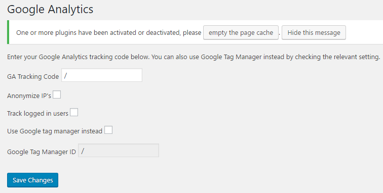 wordpress_google_analytics_settings