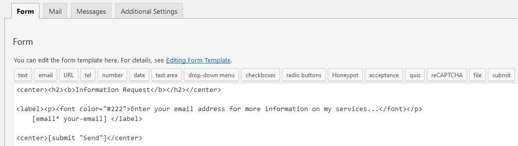 Contact Form 7 Styling